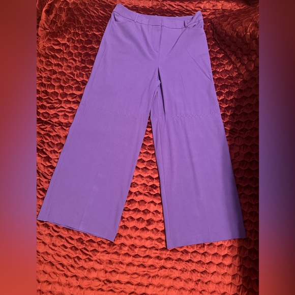 NY&CO Deep Purple Wide leg trousers - Picture 2 of 4